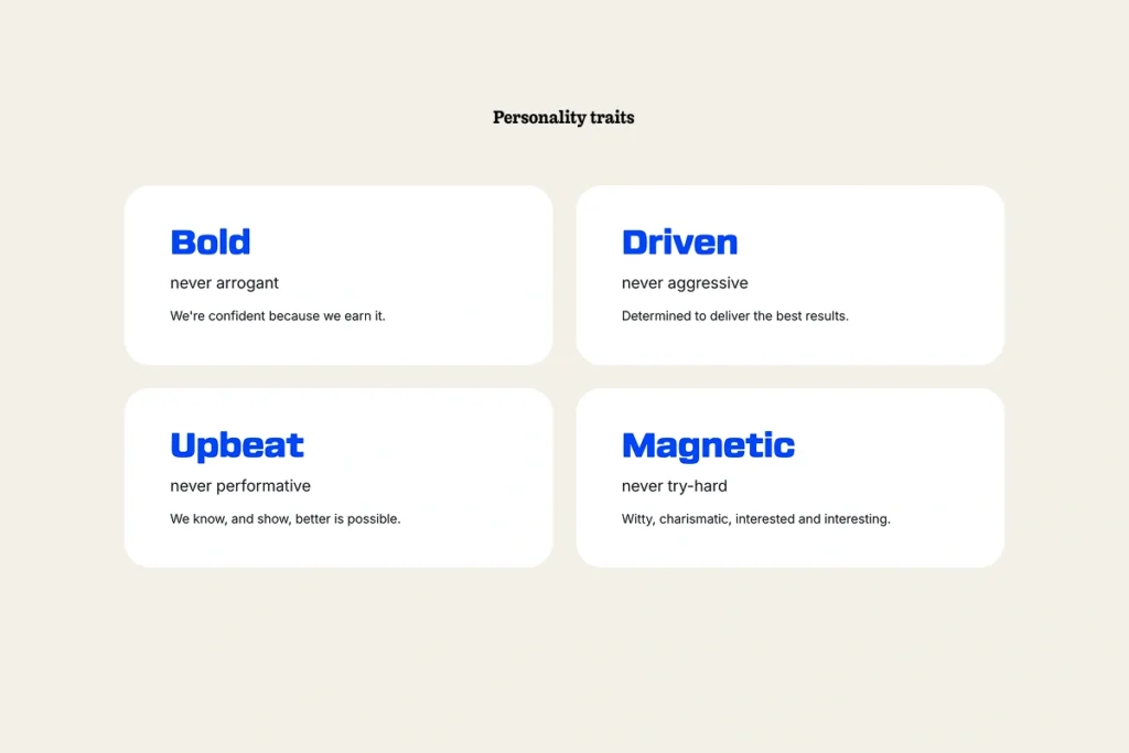 OpenSpace - Personality Traits
