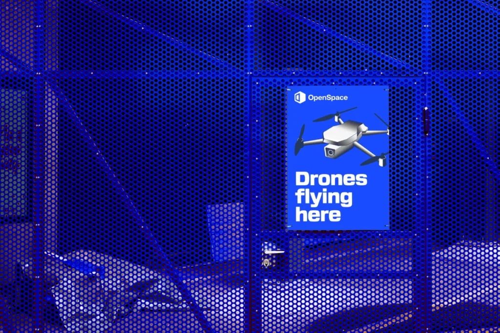 Drones Flying here